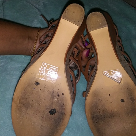 Moda spans cork tan wedges - Picture 5 of 7